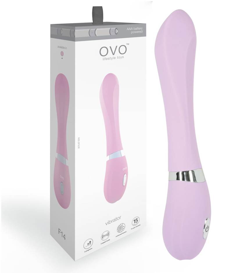 The F14 is the perfect first toy or a great addition to your... Ovo - F14 G-Spot Vibrator - Lilac photo-2