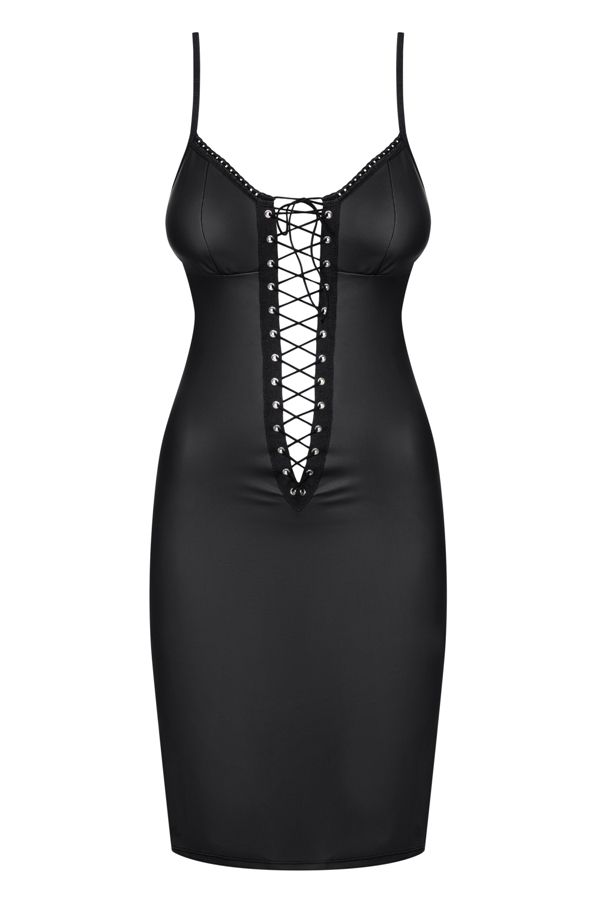 Black dress in a very hot version? Yes! Tonight you'll s... Obsessive - Redella Dress - Black - L/XL photo-7