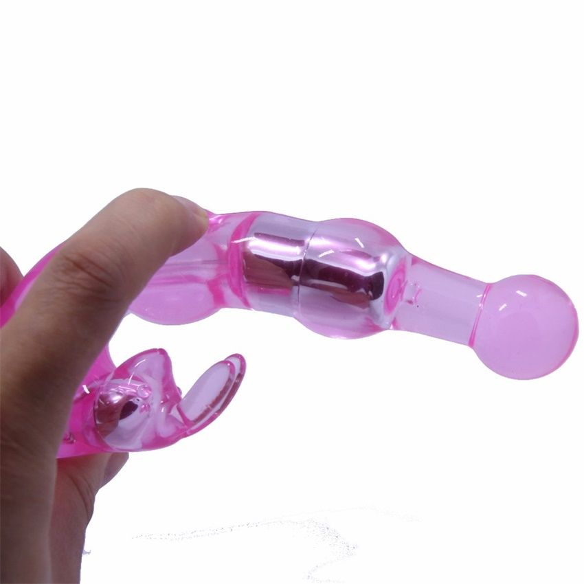 Use your waterproof Naughty Rabbit Vibrator in the tub, show... Aphrodisia - Naughty Rabbit Crystal Stimulator Vibe - Purple photo-7