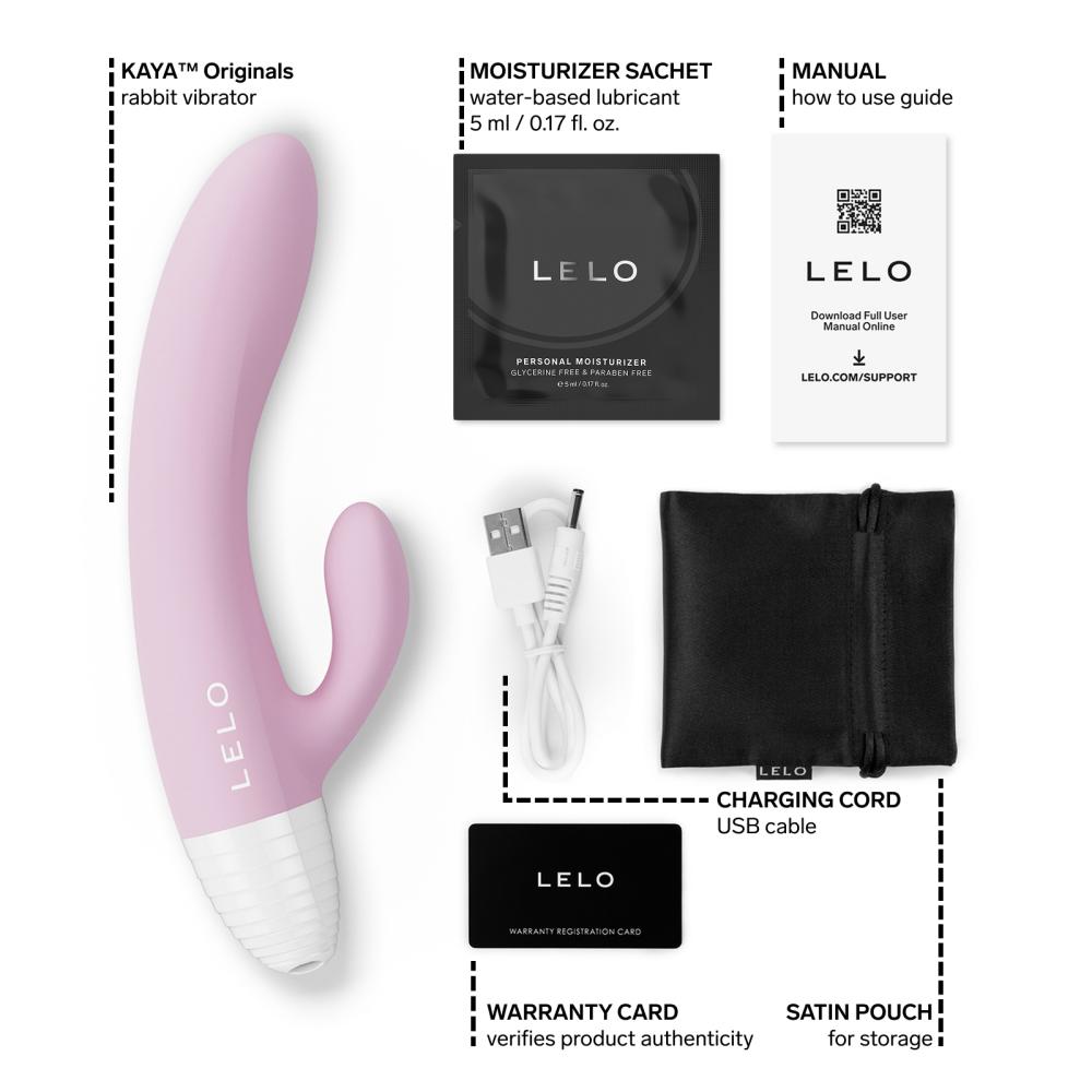 Lelo - Kaya Originals APP Rabbit Vibrator - Soft Pink 照片-8