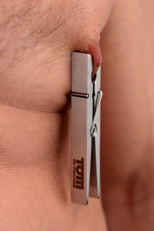 While the clothespin has been a common household BDSM toy si... TOF - Metal Pin Nipple Clamps photo-5