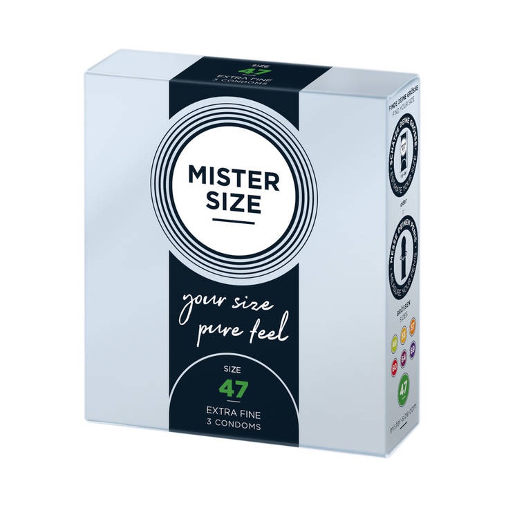 Mister Size - Condoms 47mm 3's Pack