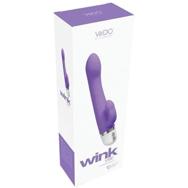 VeDO - Wink Mini Rabbit Vibrator - Purple photo-2