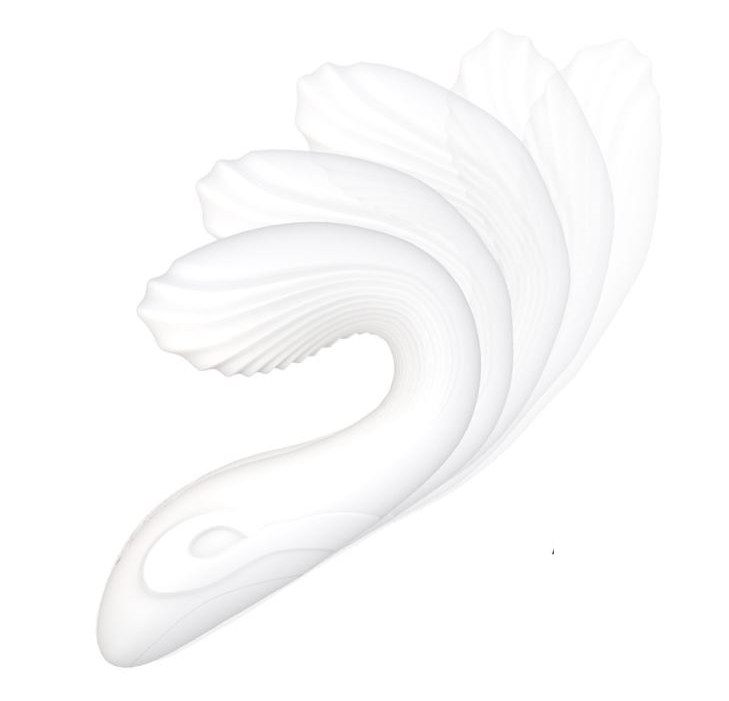 Surrender to the supreme sensations of vibrators, a heavenly... Drywell - Bending Vibrator - White photo-2