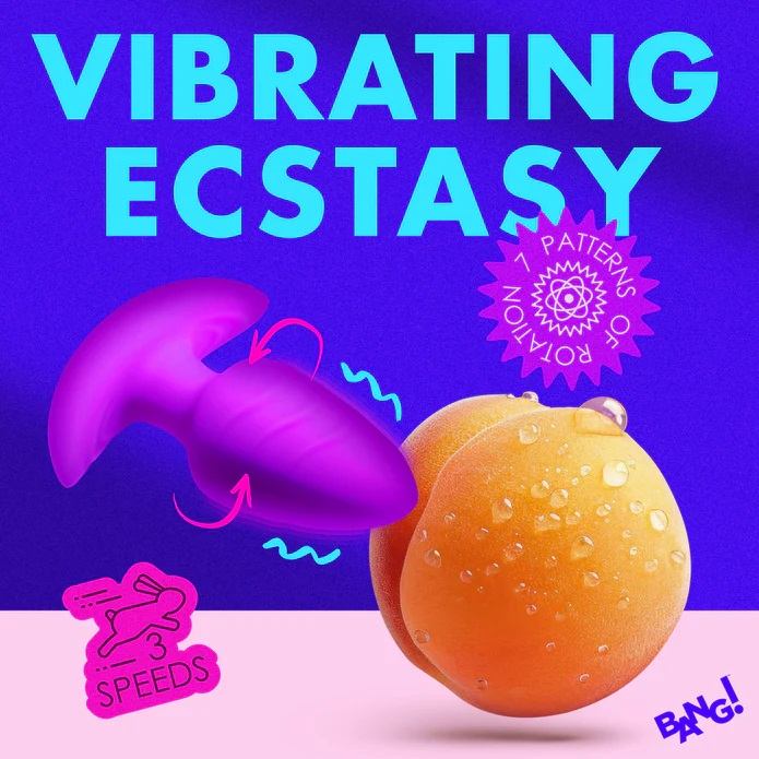 Add something more exciting to your toy bag with this rotati... Bang! - Rotating Vibro Plug - Purple photo-4