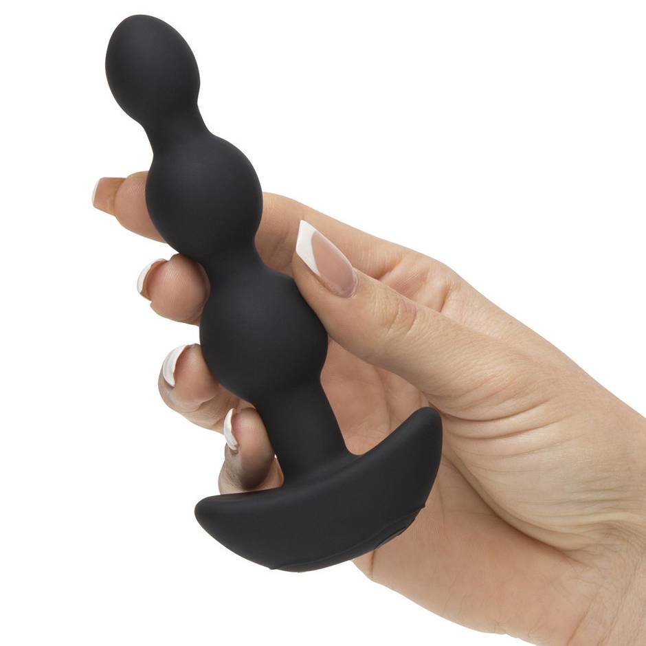 B-Vibe - Triplet Anal Beads - Black photo-9