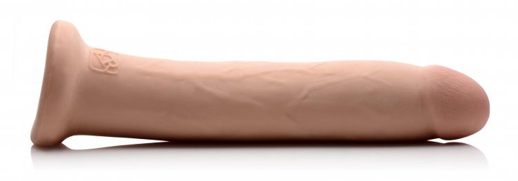 Your wish has come true with 11 inches of solid cock! This b... USA Cocks - 11" Ultra Real Dual Layer Dildo - Flesh photo-3