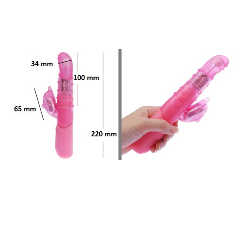 A popular slim vibrator with 7 modes functions and average s... Toysheart - Vibe Sophia Pink photo-5