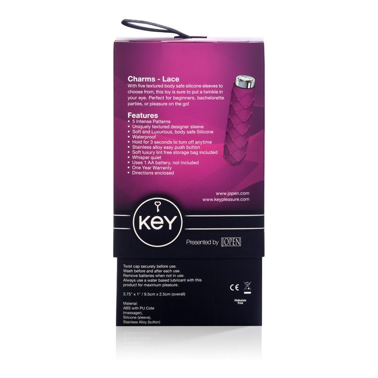 Designed for the perfect discretion no matter where you trav... Key - Charms Lace Vibe – Pink photo-10