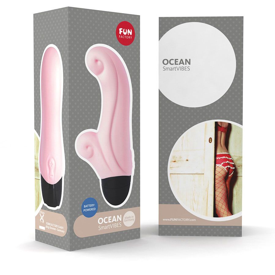 The waterproof MiniVIBRATOR OCEAN delivers the perfect wave ... Fun Factory - Vibe Ocean - Baby Rose photo-13