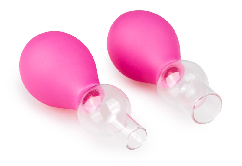 Treat yourself or your partner to a great stimulation of you... Easytoys - Nipple Sucker Set - Pink photo-3