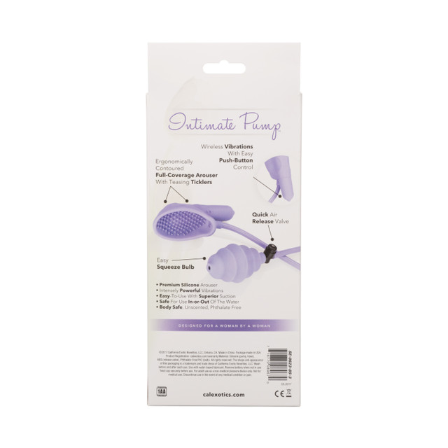 CalExotics Intimate Pump Silicone Pro Intimate Pump is a dre... CEN - Female Intimate Pump - Purple photo-6