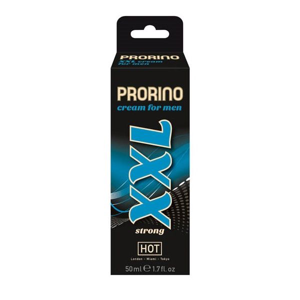 Contains choice extracts of Gingko, red Ginseng and Muira pu... Hot - Prorino XXL Cream for Men - 50ml photo-3