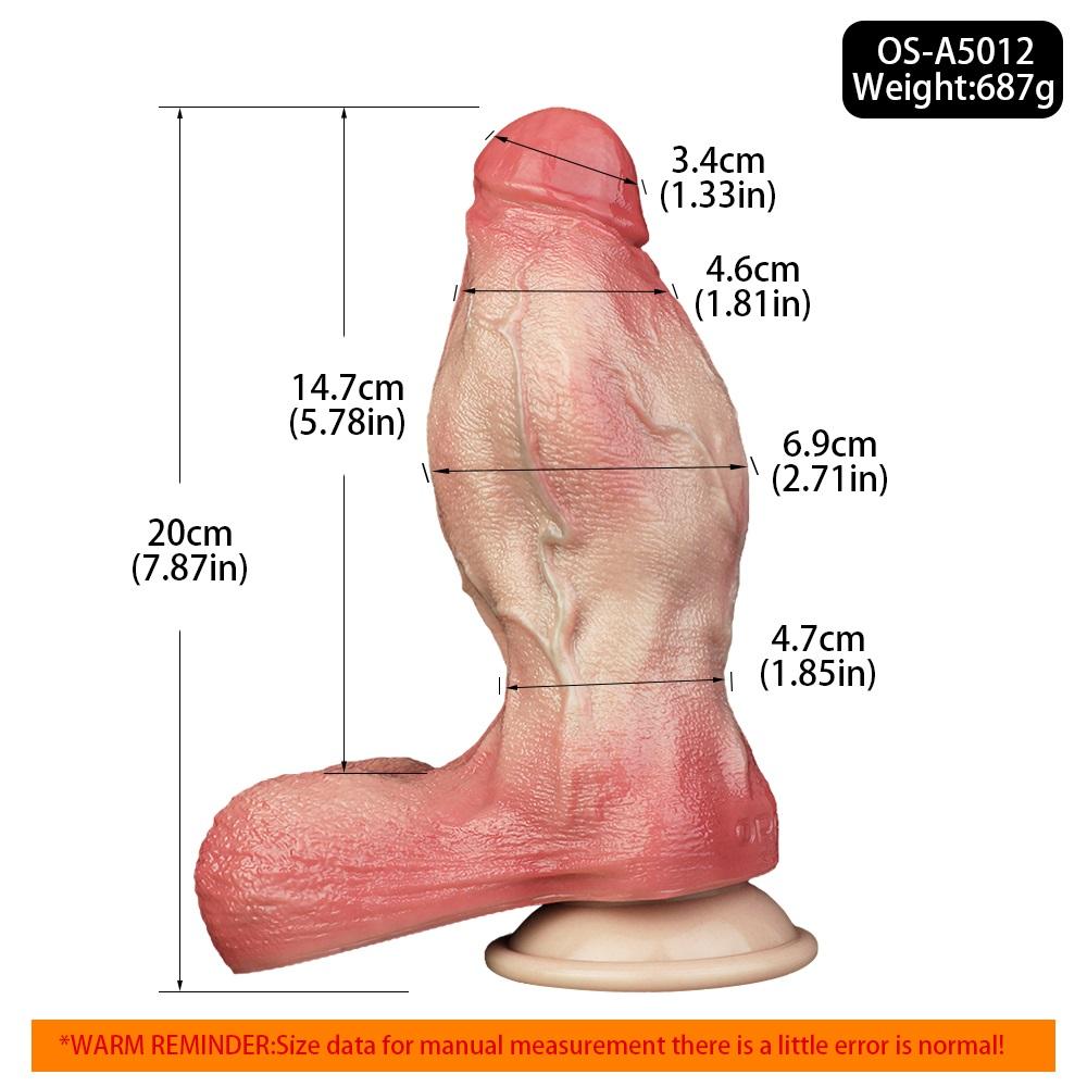 FAAK - Cesar Realistic Dildo - Flesh 照片-9