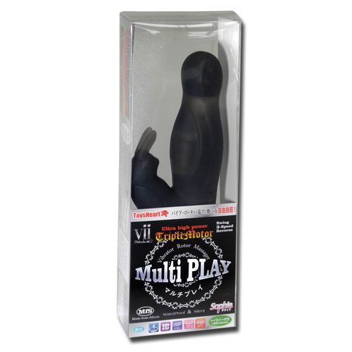 Multi Play is equipped with one rotation motion motor and tw... ToysHeart - Multi Play Rabbit - Black photo