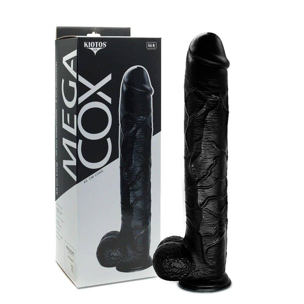 Kiotos - #09 Huge Realistic Dildo - Black photo-10