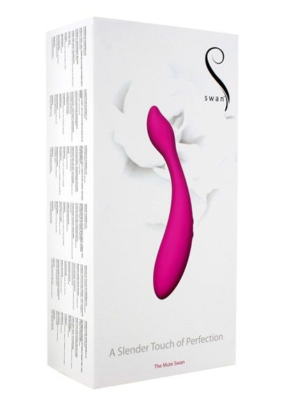 Famous for its slightly curved and sensual shape, the Mute S... Swan - The Mute Swan Vibrator - Pink photo-10