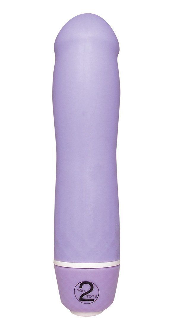 Compact and shaped slightly curved vibrator Smile Sweety wit... You2Toys - Smile Sweety Vibe Purple photo-2
