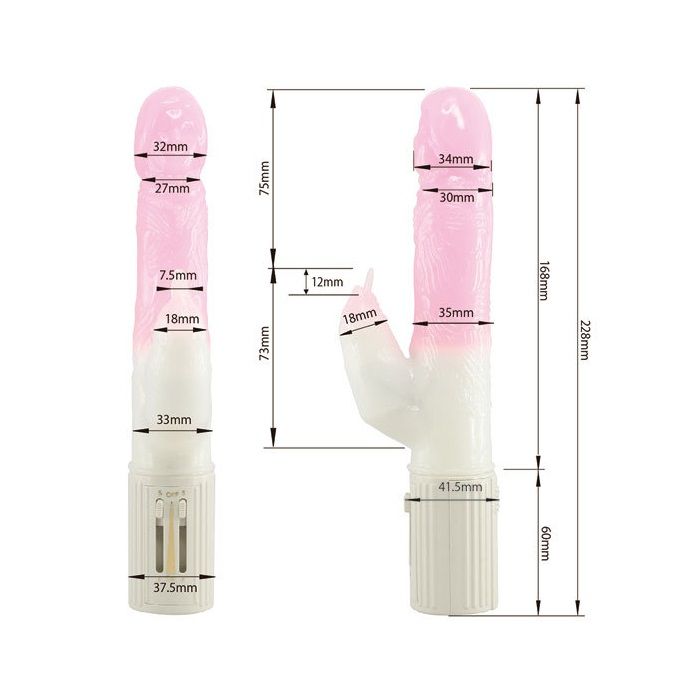 "Made in Japan" Vibe with convenient cleaner!
Perf... EXE - EVO Rabbit Vibrator - Pink photo-3