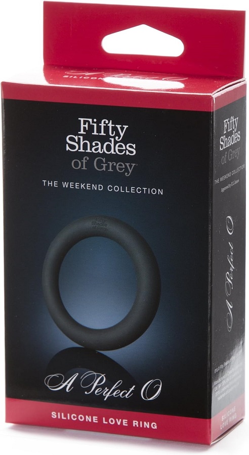 Fifty Shades of Grey - Perfect O Cock Ring - Black photo-5