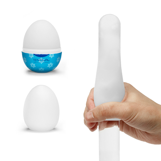 Experience sexy, twisted pleasure and immerse yourself in a ... Tenga - Egg Snow Crystal photo-3