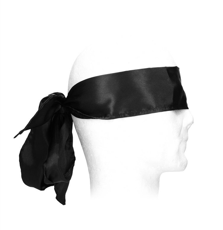 Ouch - Silky Bondage Ribbon - Black photo-2