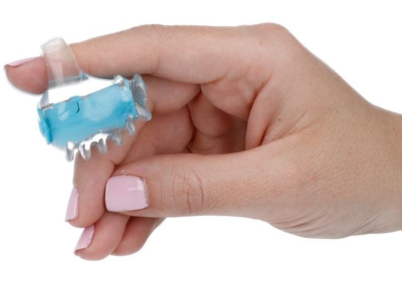 With Casual finger you will be able to massage all the areas... Casual Love - Finger Fun Vibe - Blue photo-2