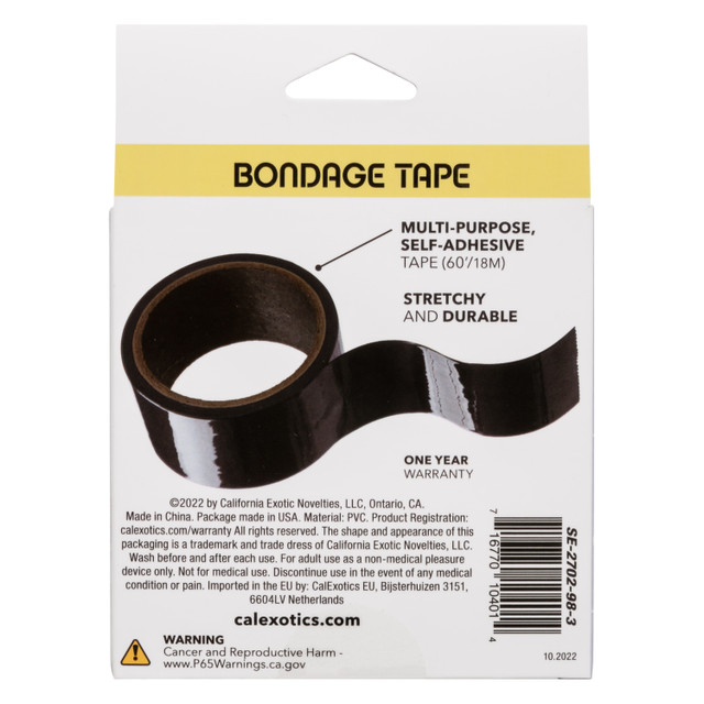 Give into your BDSM fantasies and get endlessly creative wit... CEN - Boundless Bondage Tape 18m - Black photo-5
