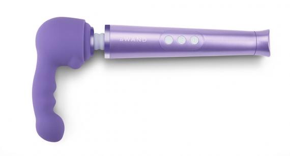 Le Wand Weighted Silicone Attachments are designed to fit sn... Le Wand - Ripple Weighted Silicone Attachment - Violet photo-4