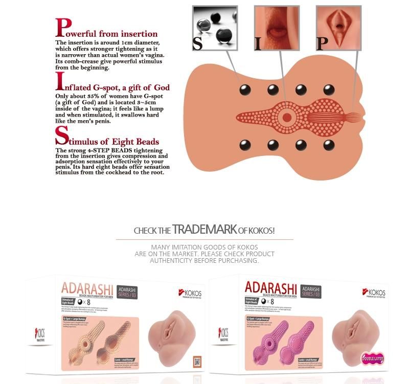 ADARASHI series are based on an excited young woman’s vagina... Kokos - Adarashi 3 - Double Layer Mini Butt photo-7