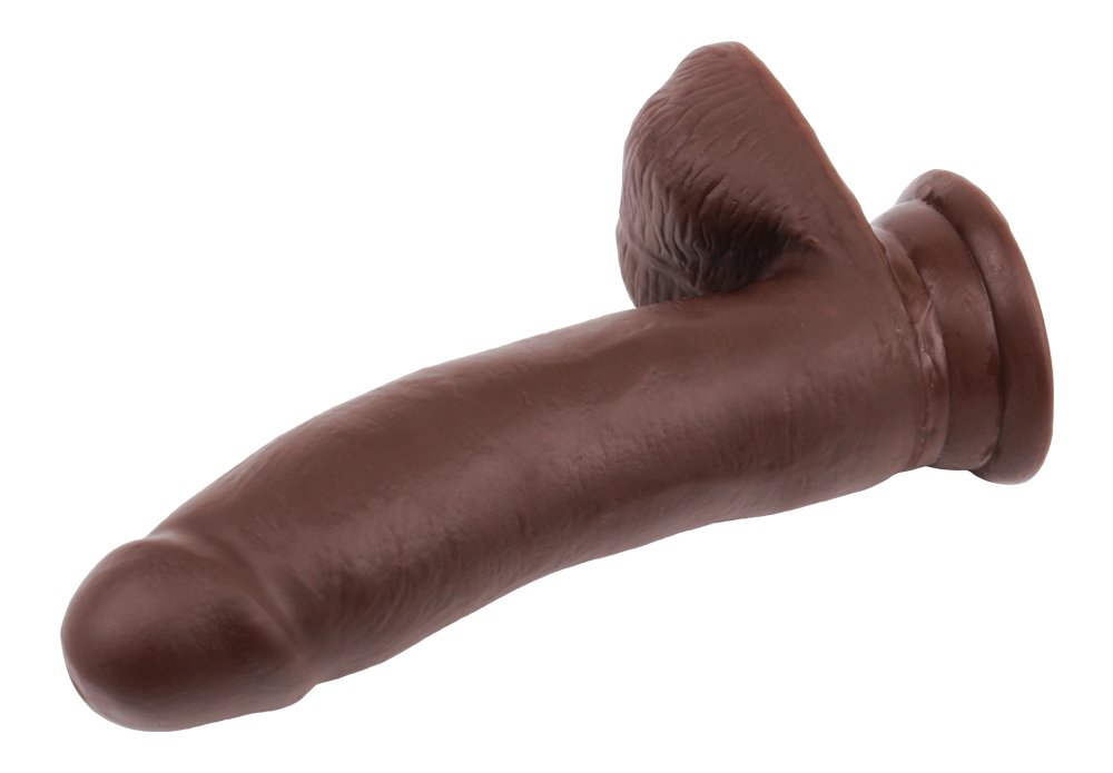 Anti-bacterial, Better than real, Flexible Spine, Dual Densi... Chisa - Sex Lure Dildo - Brown photo-3