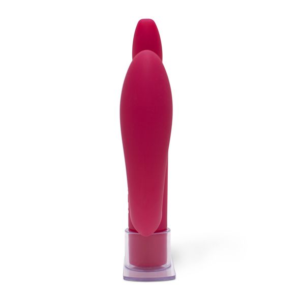 "I’m the Boss, yet yours to dictate, my double nature w... Tickler Vibes - Bossy Doubletickler Vibrator - Pink photo-3