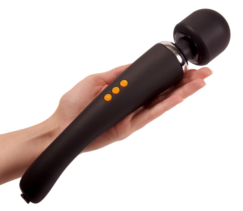 The Climax Rechargable Wand Set is a pleasure powerhouse tha... Pornhub - Climax Rechargable Wand Set - Black photo-2