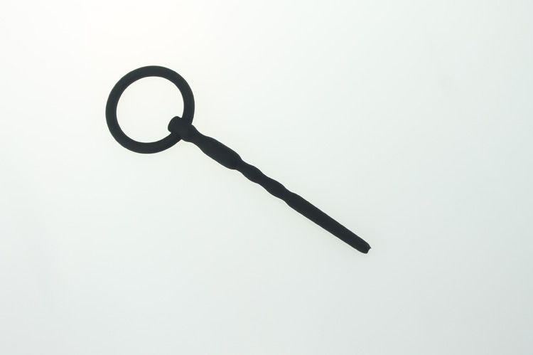 MT - Silicone Urethral Sound 101mm - Black photo-5
