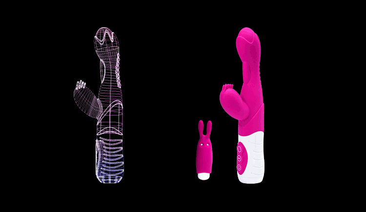A touch controller with a touch-sensitive high-grade silicon... UTOO - Lepus Queen Rabbit - Cerise photo-8