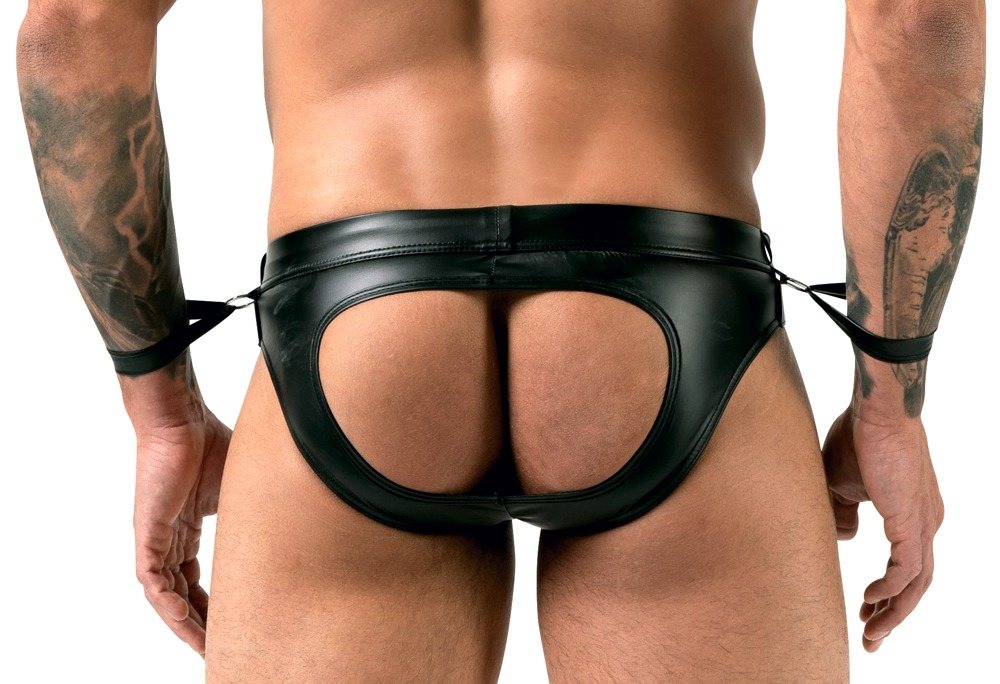 Exclusive, captivating design!
Exciting open back jock brief... Svenjoyment - Jock Bondage - Black - M photo-2