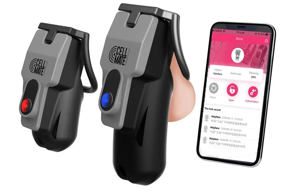 Cellmate is the world's first app controlled chastity de... QIUI - CellMate APP Controlled Chastity Device Regular - Black photo-13