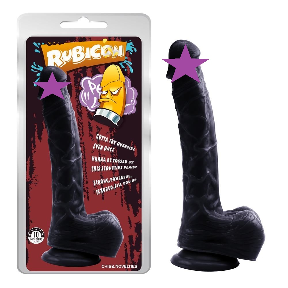 Chisa - 10″ Dildo - Black photo-2
