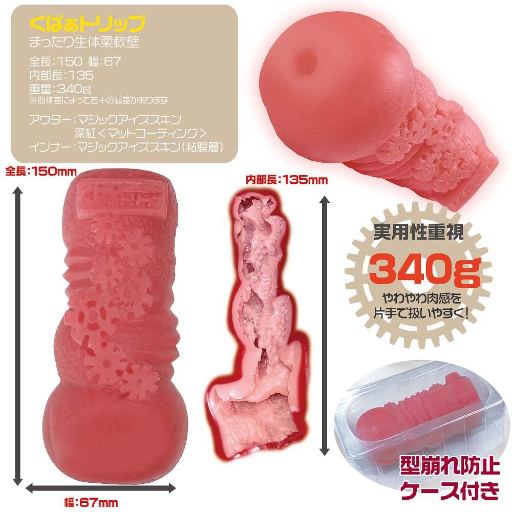 A super realistic Internal structure a variety of biological... Magic Eyes - Kupa Trip Soft Bio-Flexible Masturbator photo-4