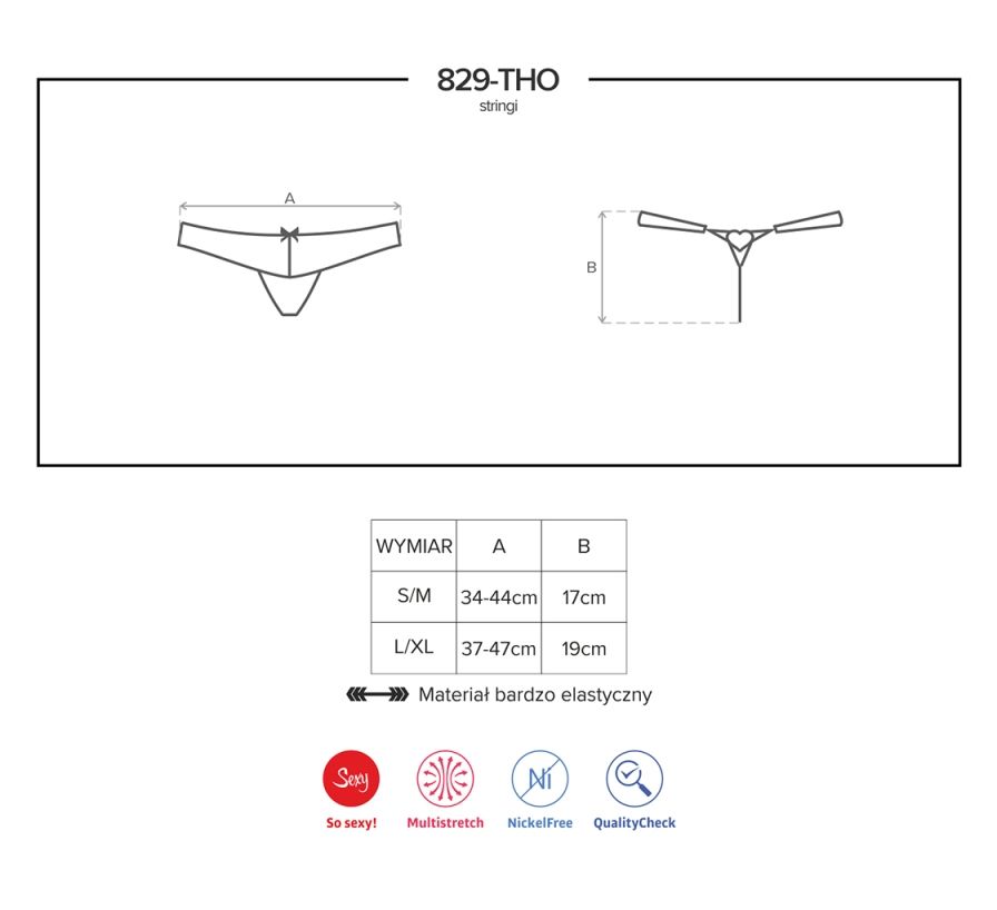 Look at this hot, red thong! You’re gonna love the adorable ... Obsessive - 829-THO-3 Thong - Red - L/XL photo-7