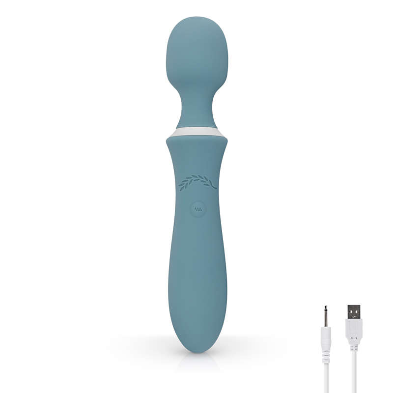 Buy Bloom Orchid Wand Vibrator Blue Online Shop Take Toys