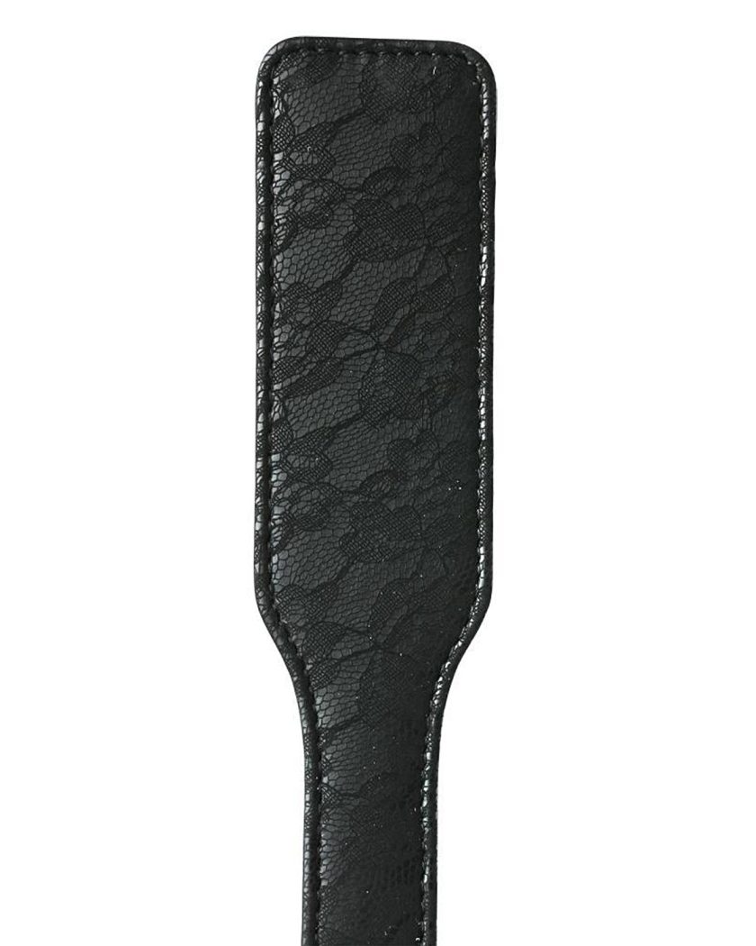 For another level of playful romance, this gorgeous lightwei... Sportsheets - Midnight Lace Paddle - Black photo-2