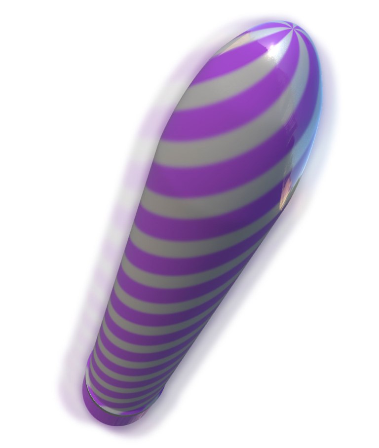 Twist and shout out orgasmic bliss with the Classix Sweet Sw... Pipedream - Sweet Swirl Vibrator - Purple photo-2