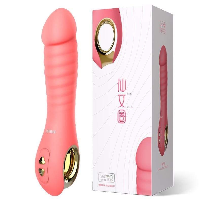 Leten - Thrusting Vibrator w Massager - Pink photo-7