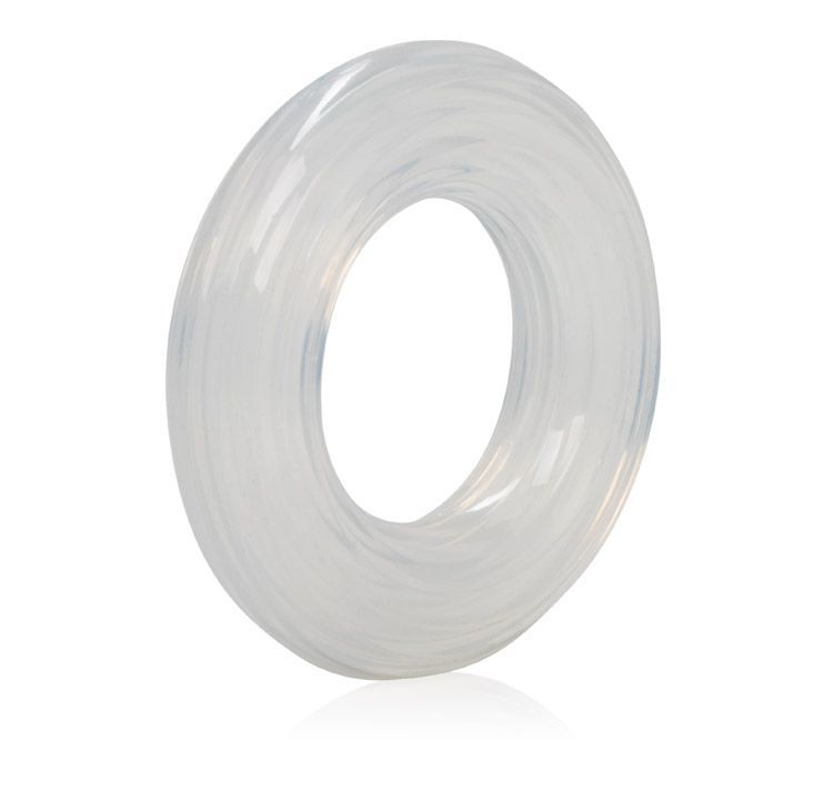 Please your lover all night long with the Premium Silicone R... CEN - Premium Silicone Ring XL - Clear photo-2