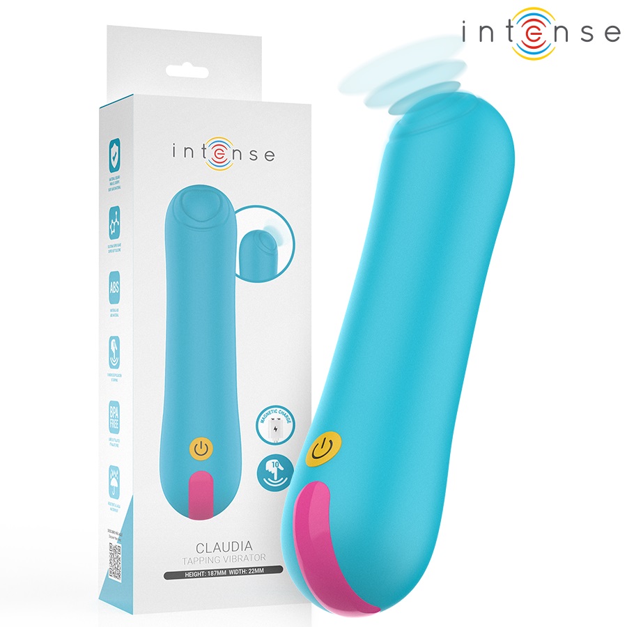 Intense - Claudia Taping Vibrator - Blue photo-7