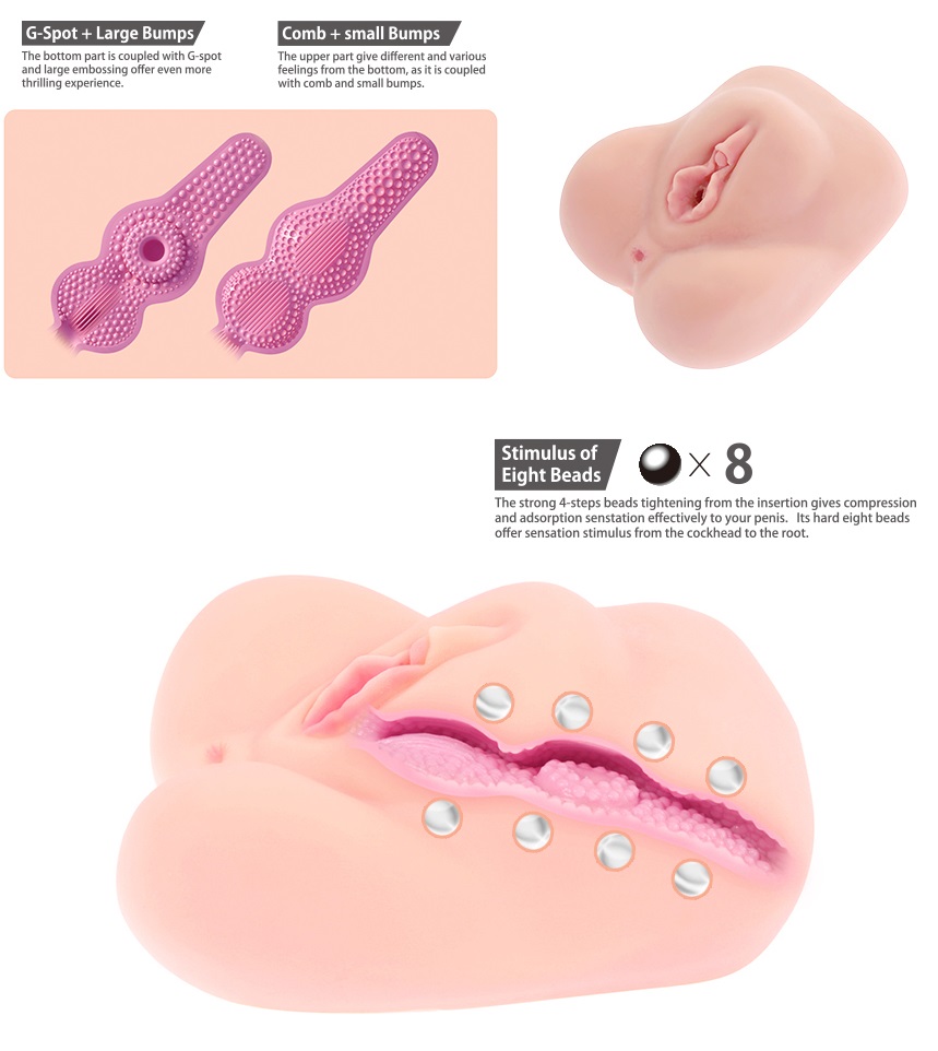 Soft skin-like material that is safe and phthalate free.
De... Kokos - Adarashi #3 Masturbator photo-4