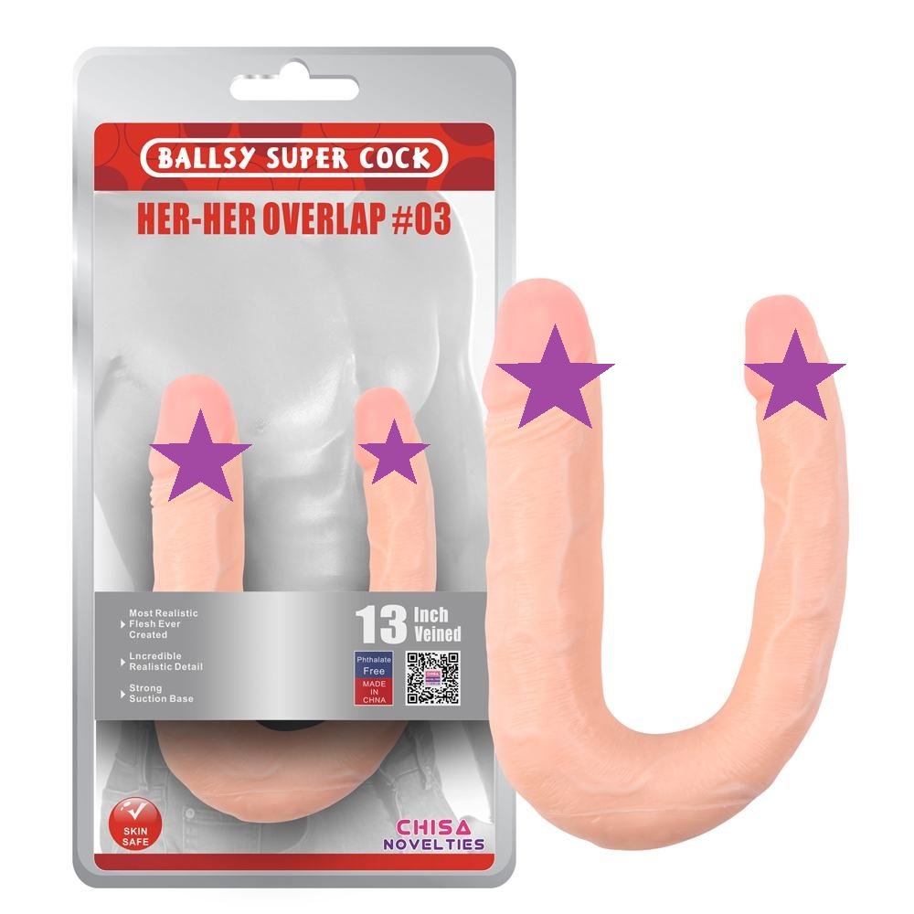 Chisa - Her-Her Overlap # 03 Double Dildo 13″ photo-2