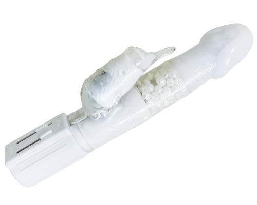 It is a vibe "Pearl Beast" which pearls are used l... A-One - Pearl Beast Vibrator - White photo-2