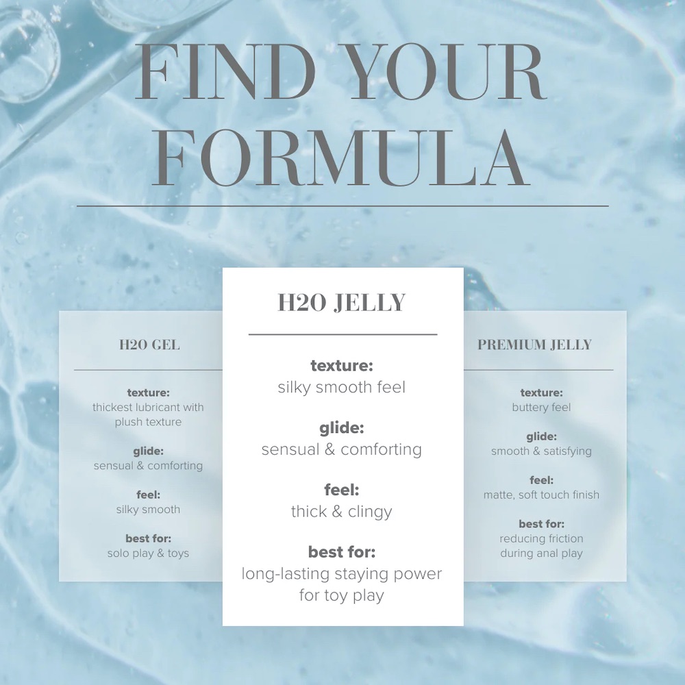 Introducing our JO® H2O JELLY; a water-based personal lubric... JO - H2O Jelly Original Lubricant - 120ml photo-5